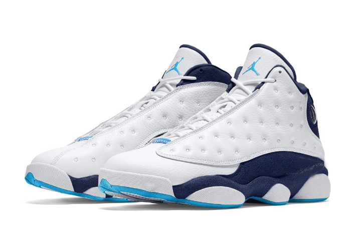 Newness 2021 Air Jordan 13 “Dark Powder Blue” Basketball Shoes 414571-144