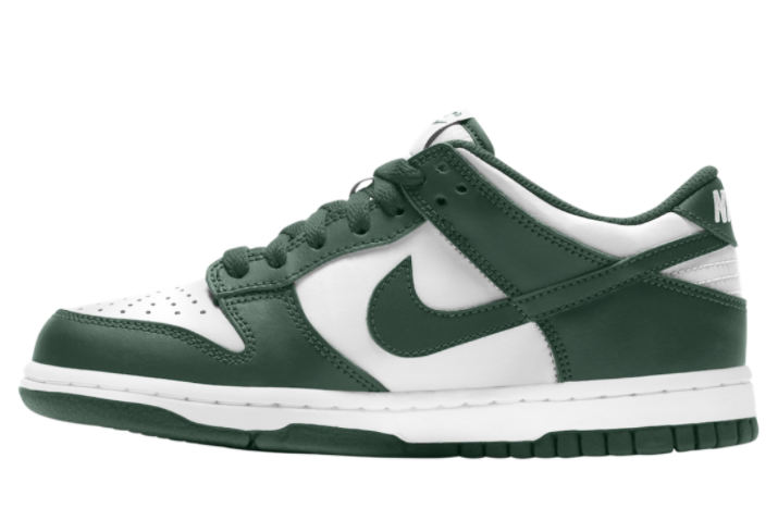 2021 Nike Dunk Low “White/Green” Skateboard Shoes CW1590-102