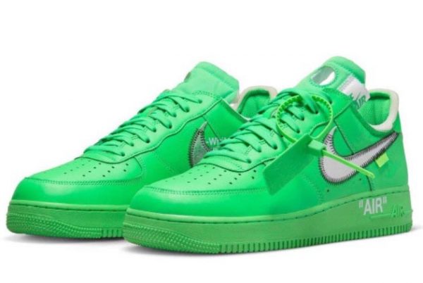 2022 New Off-White x Nike Air Force 1 Low “Light Green Spark” DX1419-300