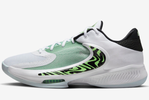 2022 New Nike Zoom Freak 4 “Barely Volt” White/Black-Barely Volt DJ6149-100
